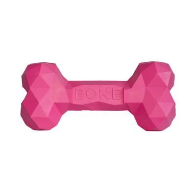 Pet Luxury Bone Pet Dog Chew Toy- Dark Pink