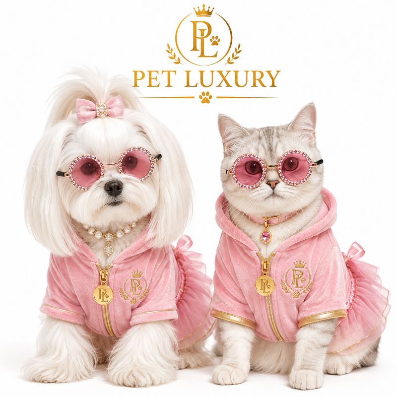 Pet Luxury Dog And Cat Pink Fashion Sunglasses