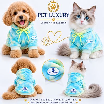Pet Luxury JZ Street Wear Dog Sweater Hoodie – Blue