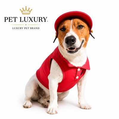 Pet Luxury Golf T-Shirt Red Dog Zone Shirt