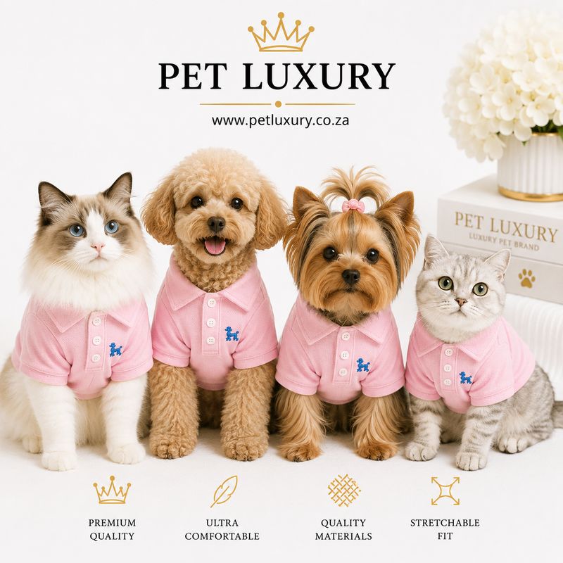 Golf T Dog Zone Pet Luxury Shirt - Pink