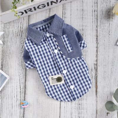 Farm Fashion Dog And Cat Shirt - Blue