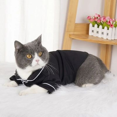 Cat PJ'S Pajamas - Black