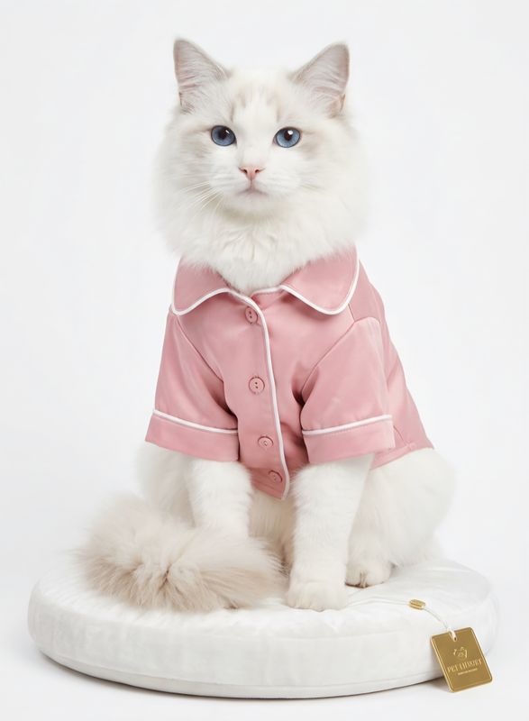 Cat PJ's Pajamas - Pink