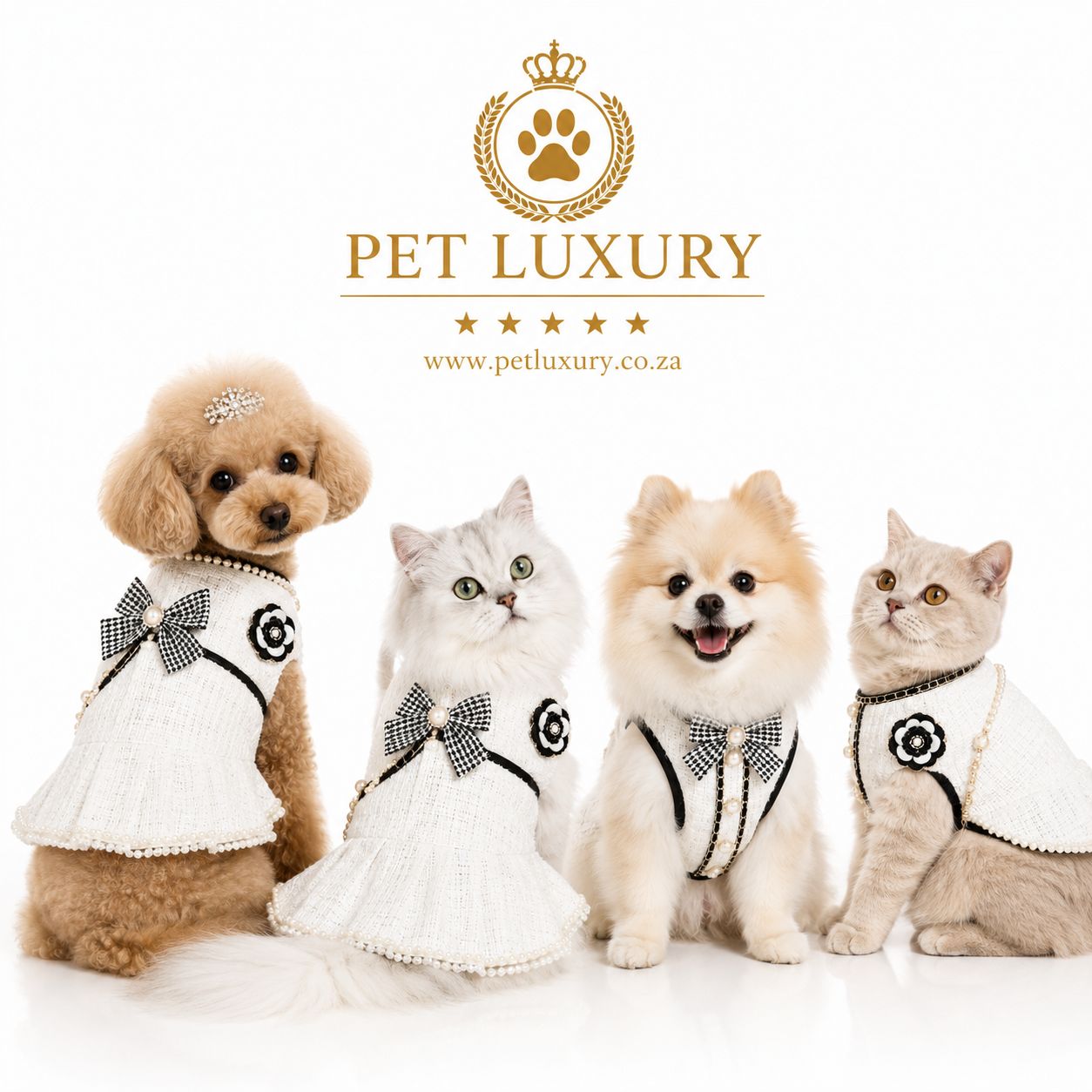 Catsby Pet Luxury Haute Couture Dog & Cat Dress