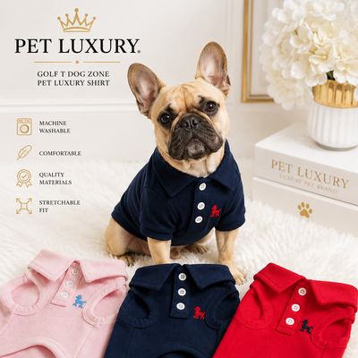 Golf T Dog Zone Pet Luxury Shirt - Blue