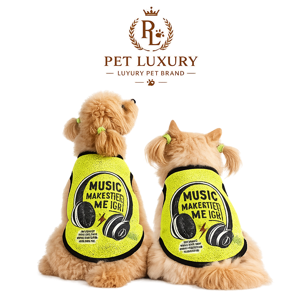 Music Pet Luxury Dog And Cat Vest Shirt