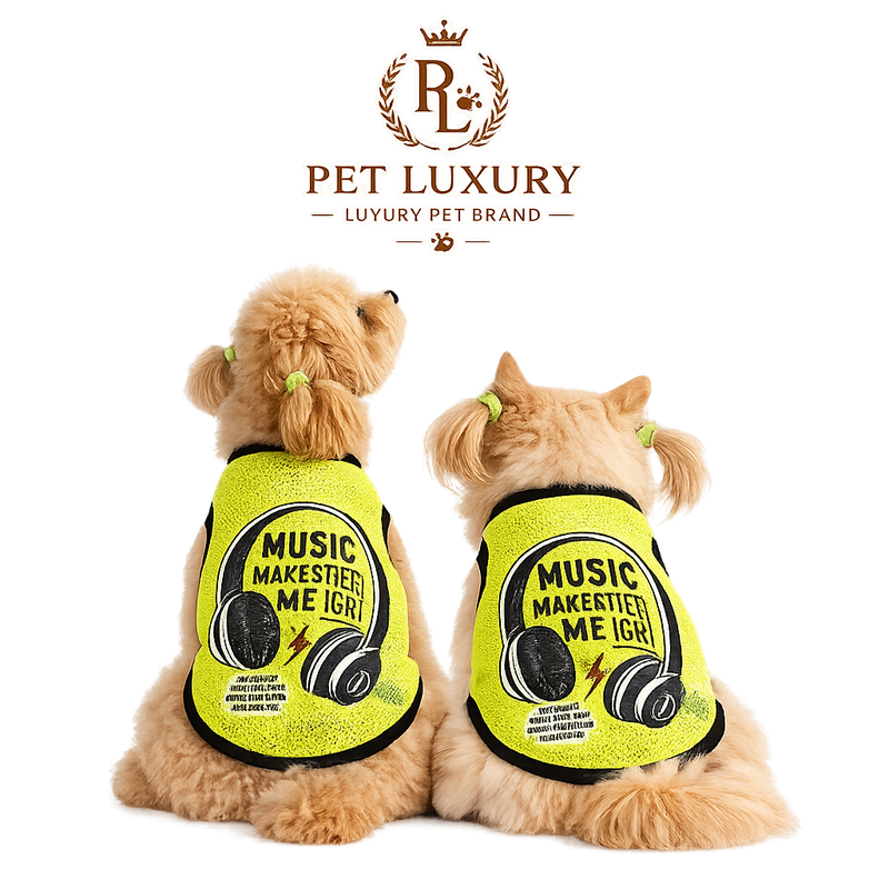 Music Pet Luxury Dog And Cat Vest Shirt Music Pet Luxury Dog And Cat Vest Shirt