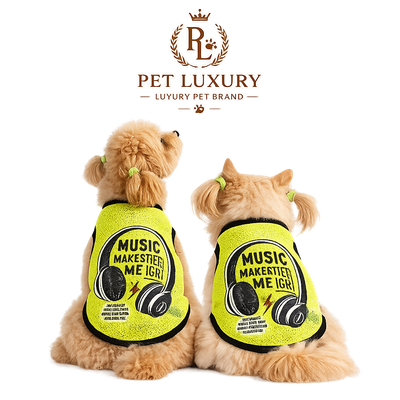 Music Pet Luxury Dog And Cat Vest Shirt Music Pet Luxury Dog And Cat Vest Shirt