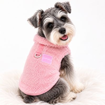 Wowzy Pet Luxury Jerseys With Harness Clip - Pink Wowzy Pet Luxury Jerseys With Harness Clip - Pink