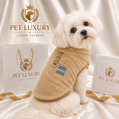 Wowzy Pet Jerseys With Harness Clip - Brown