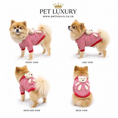 Pet Luxury Teddy GM Collection Dog Jersey - Red