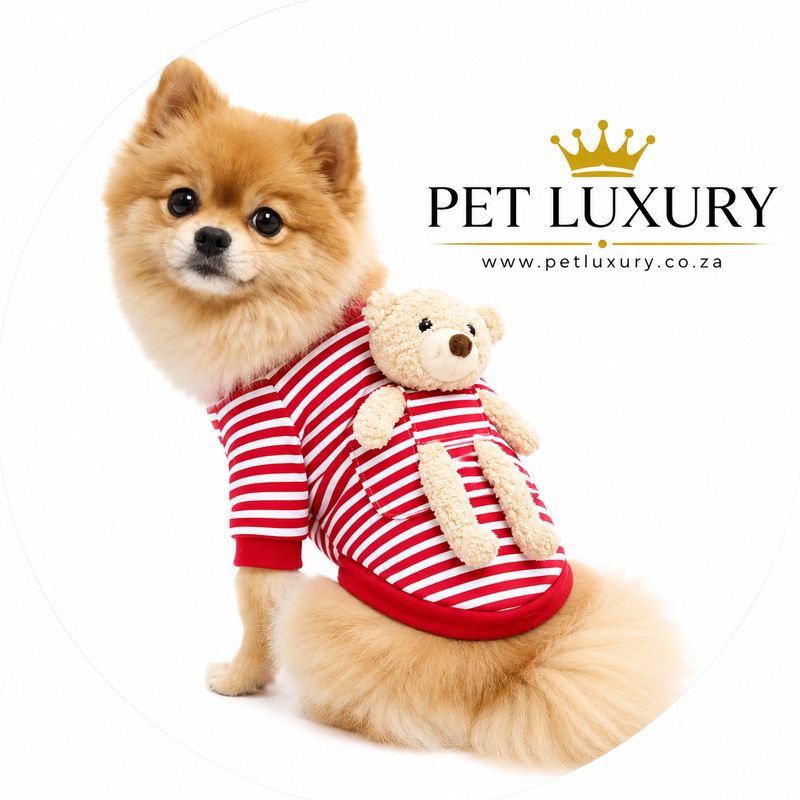 Pet Luxury Teddy GM Collection Dog Jersey - Red