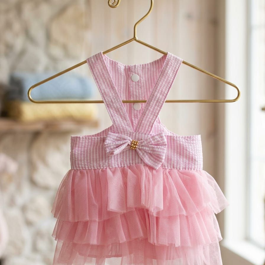 My Little Angel Dog And Cat Dress-Pink