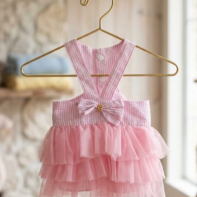 My Little Angel Dog And Cat Dress-Pink