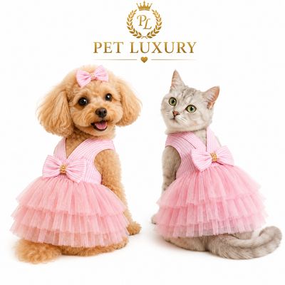 My Little Angel Dog And Cat Dress - Pink My Little Angel Dog And Cat Dress - Pink