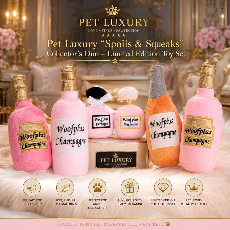 Woofie Luxury Perfume Dog Squeaky Toy