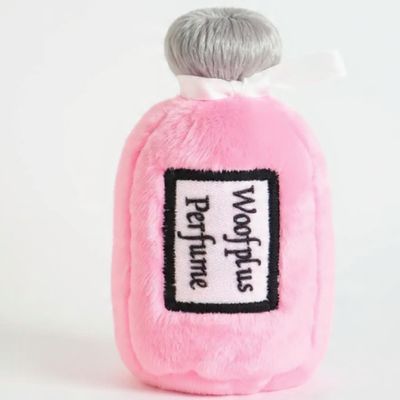 Woofie Pink Perfume Plush Pet Toy