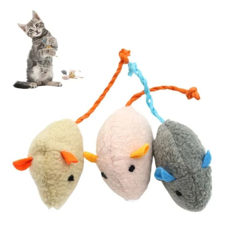 Pet Luxury Cat Mouse Grey Toy