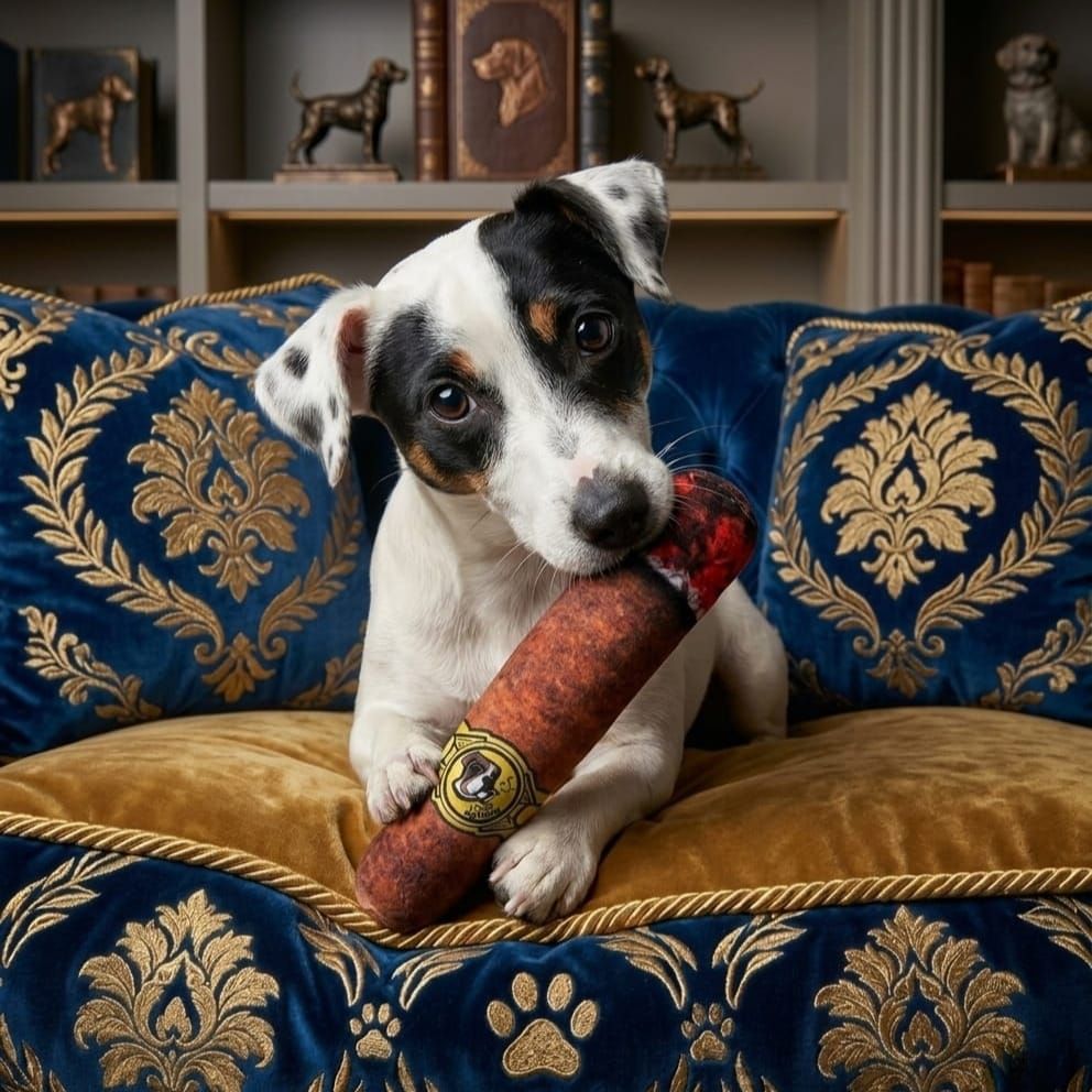 Pet Luxury Fun-Times Squeaky Plush Dog Toy