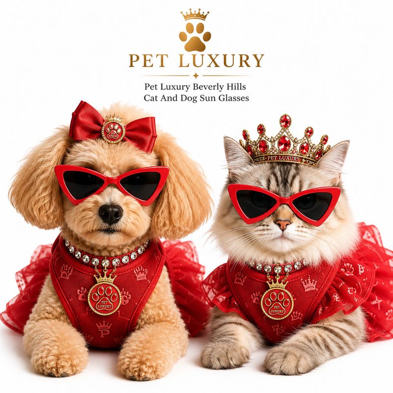 Pet Luxury Beverly Hills Cat And Dog Sun Glasses Pet Luxury Beverly Hills Cat And Dog Sun Glasses