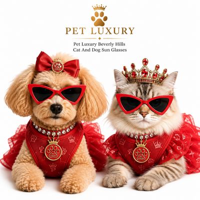 Pet Luxury Beverly Hills Cat And Dog Sun Glasses Pet Luxury Beverly Hills Cat And Dog Sun Glasses