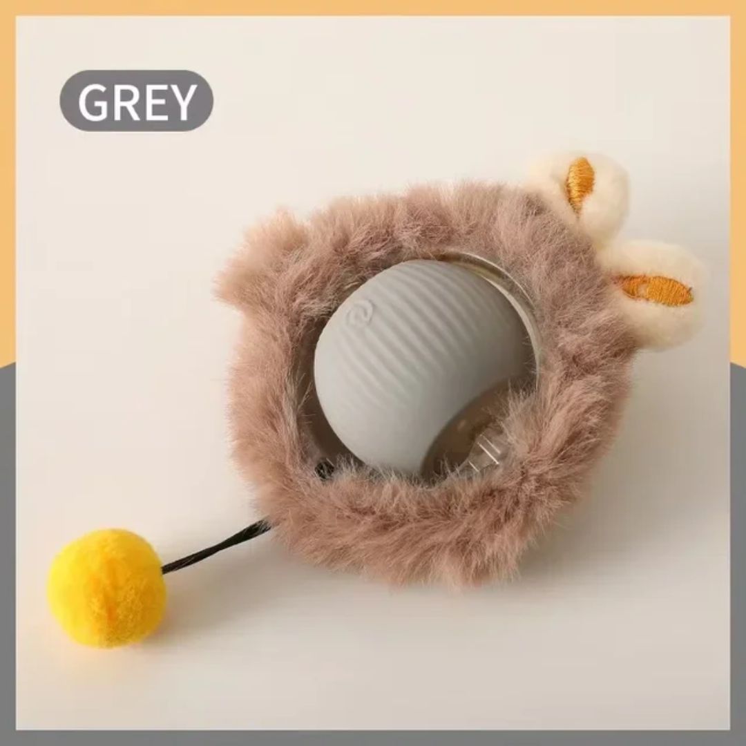 Fluffy AI Dog or Cat Ball - Brown