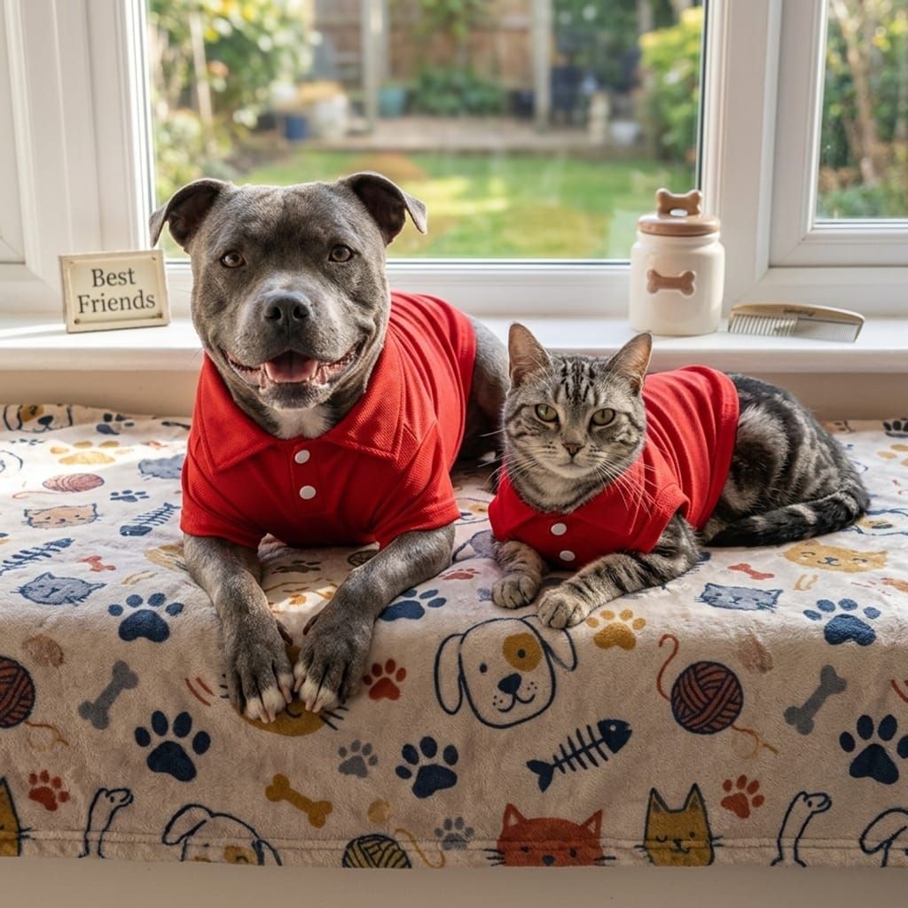 Casual-Chic Golf Styling Pet Shirt-Red