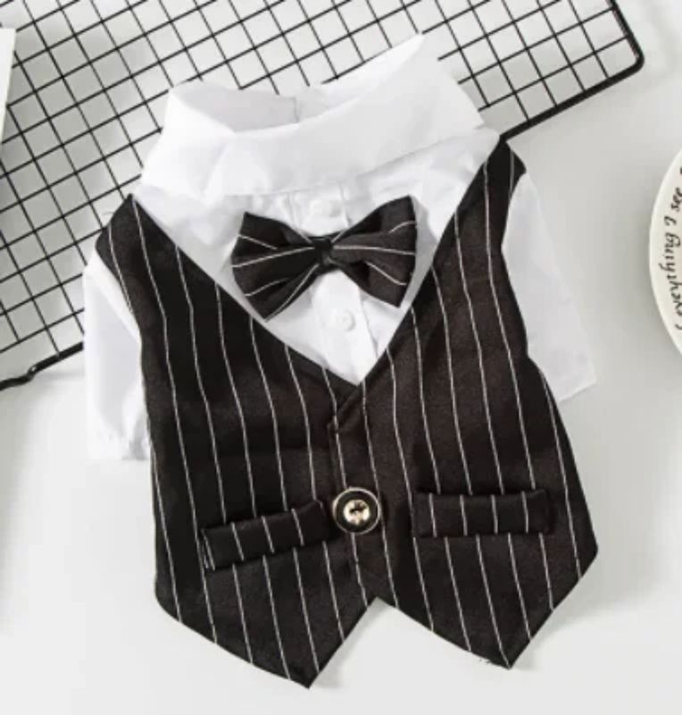 Dog Luxury Pet Taxido-Black