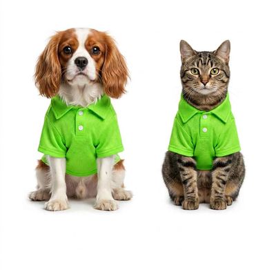 Casual-Chic Golf Styling Pet Shirt-Green