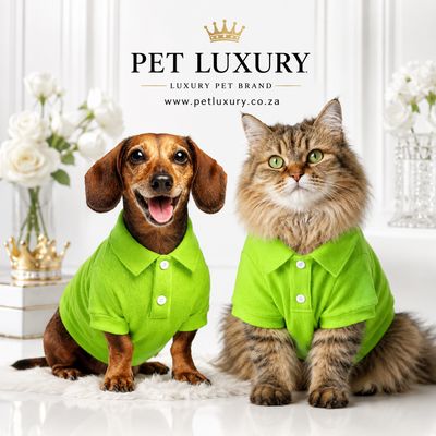 Casual-Chic Golf Styling Pet Cat Or Dog Shirt - Green