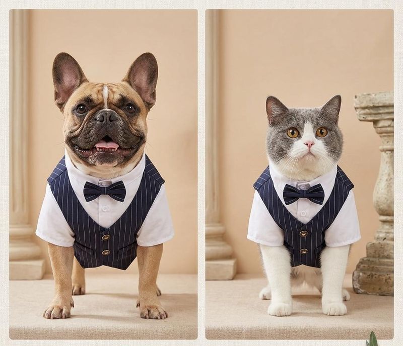 Dog Luxury Pet Taxido-Navy Blue