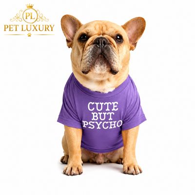 Cuteness Dog Shirt - Purple Cuteness Dog Shirt - Purple