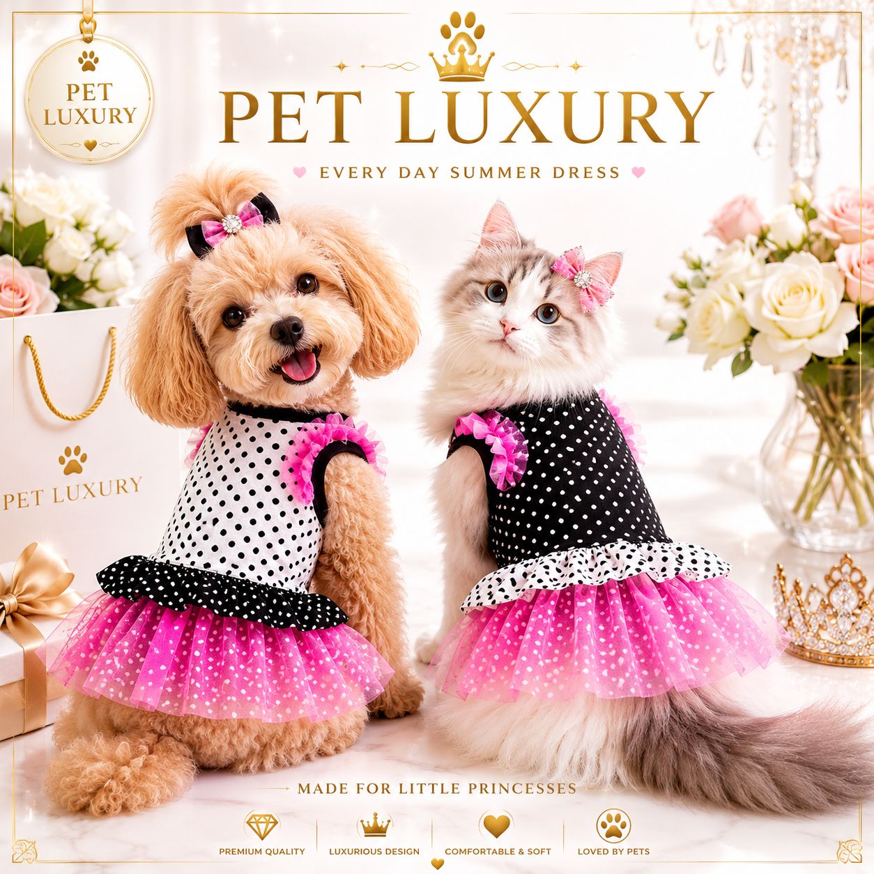 Every Day Pet Luxury Candy Dog And Cat Dress