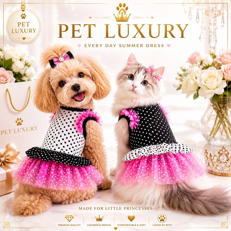 Every Day Pet Luxury Candy Dog And Cat Dress Every Day Pet Luxury Candy Dog And Cat Dress