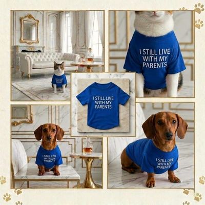 Cuteness Pet Shirt - Blue