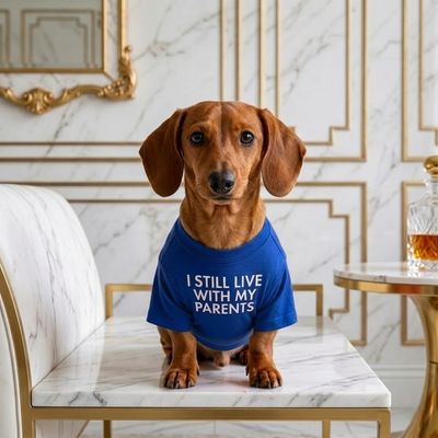 Cuteness Pet Shirt-Blue