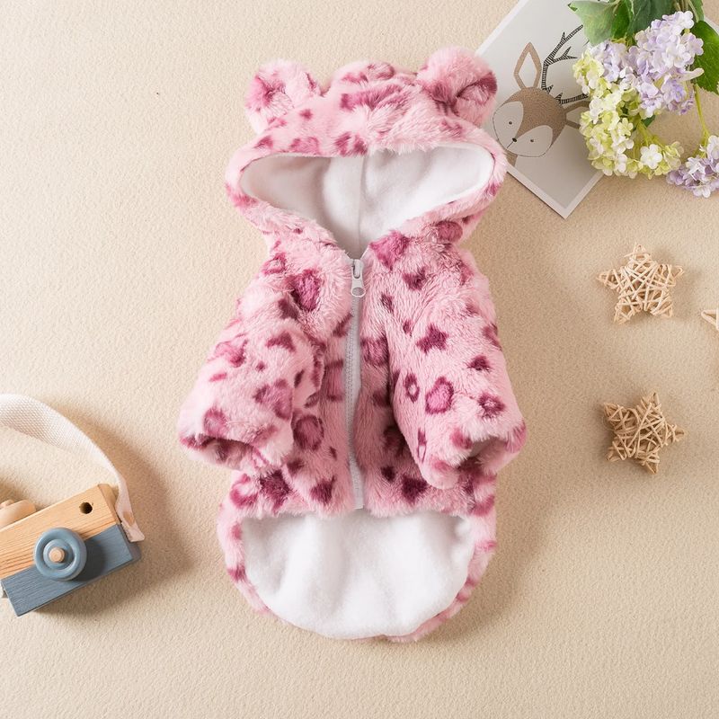 Bear range pet hoodie - Pink