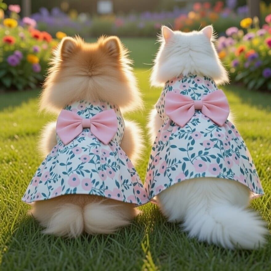 FURRY PAWS Pet Dress