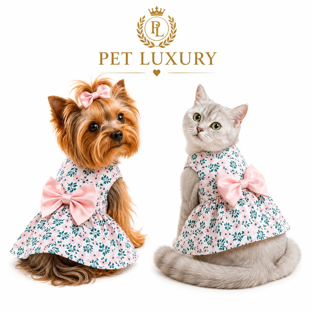 FURRY PAWS Pet Luxury Dog And Cat Dress