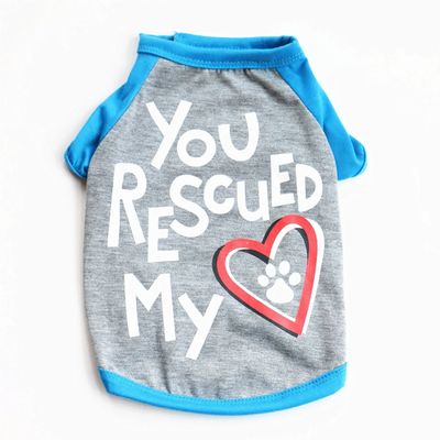 My Heart Pet Shirt-Blue