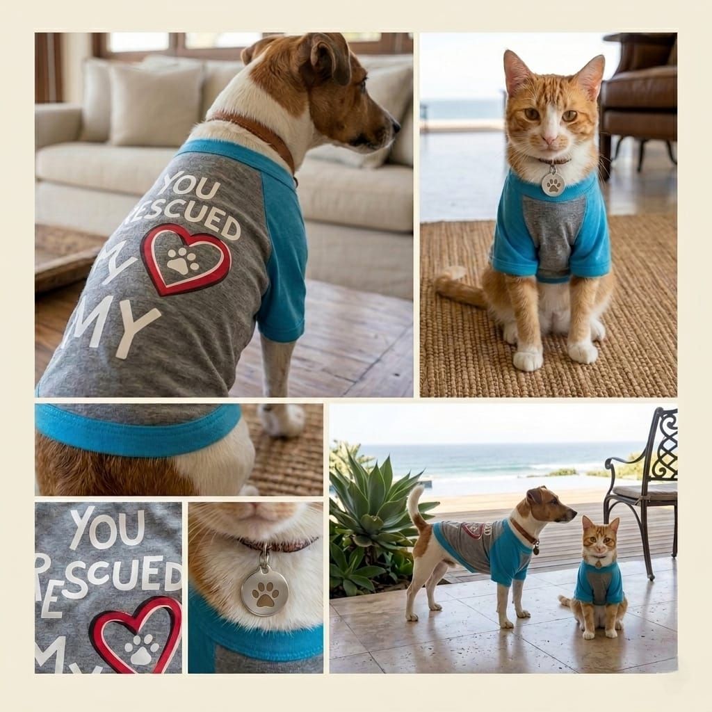 My Heart Pet Shirt - Blue My Heart Pet Shirt - Blue