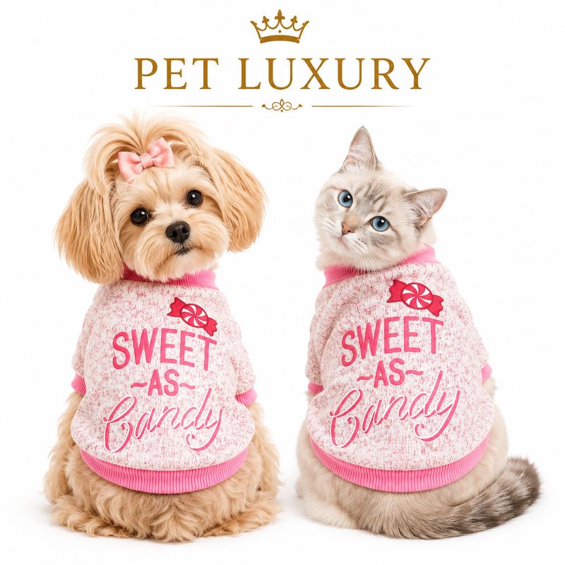SWEET AS CANDY Pet Luxury Dog And Cat Shirt