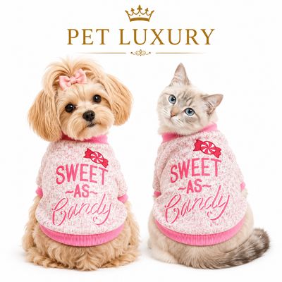 SWEET AS CANDY Pet Luxury Dog And Cat Shirt