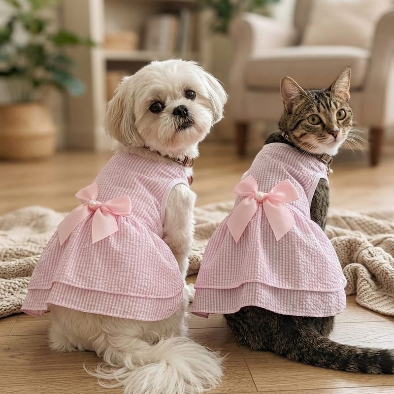 EVERY DAY SUMMER Pet Dress-Pink