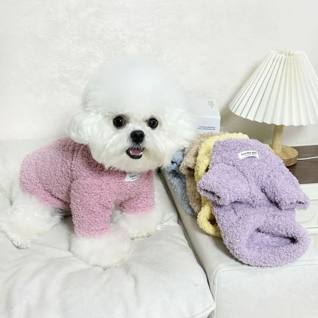 Pet Luxury Fluffy Shirt - Purple