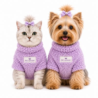 Pet Luxury Fluffy Shirt Jersey – Baby Purple Pet Luxury Fluffy Shirt Jersey – Baby Purple