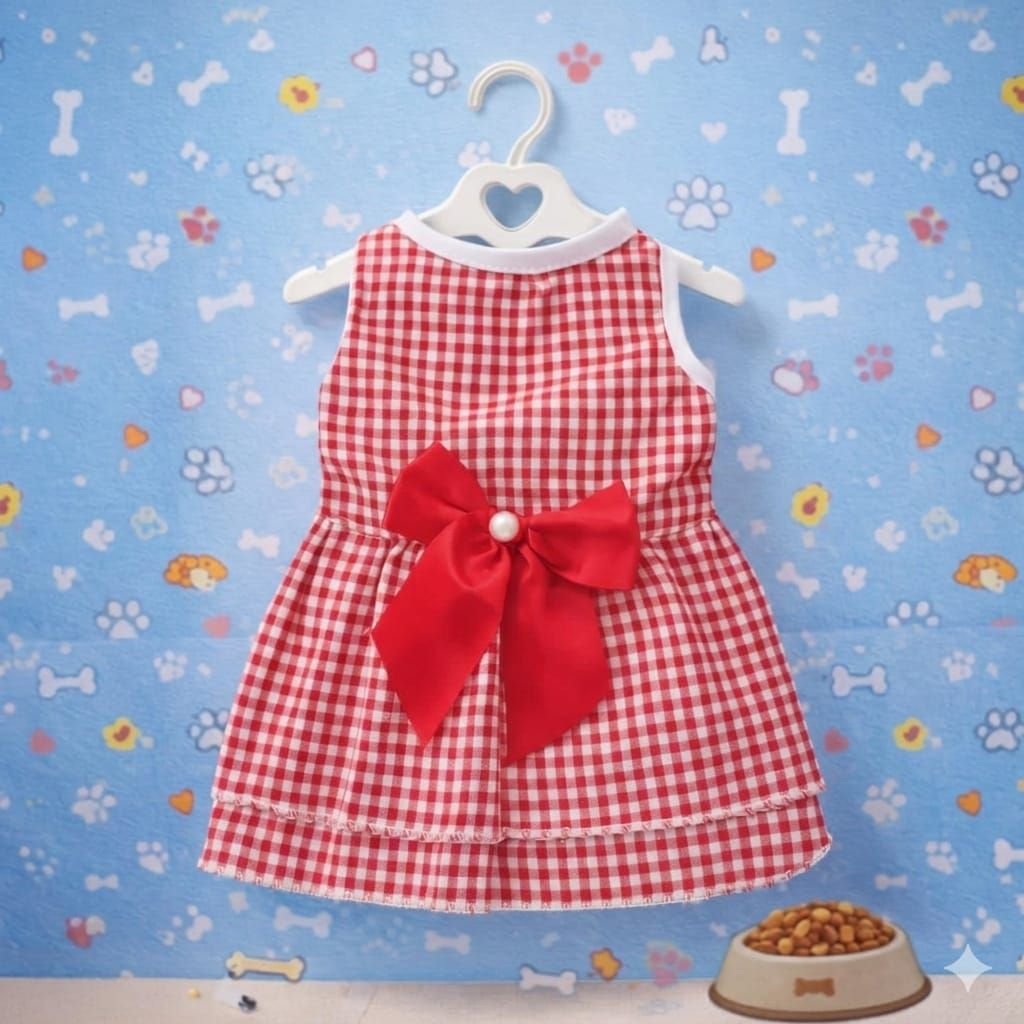 FURRY SPOIL Red dress