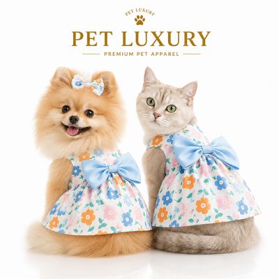 Dog And Cat - Pet Luxury Summer Dress Dog And Cat - Pet Luxury Summer Dress