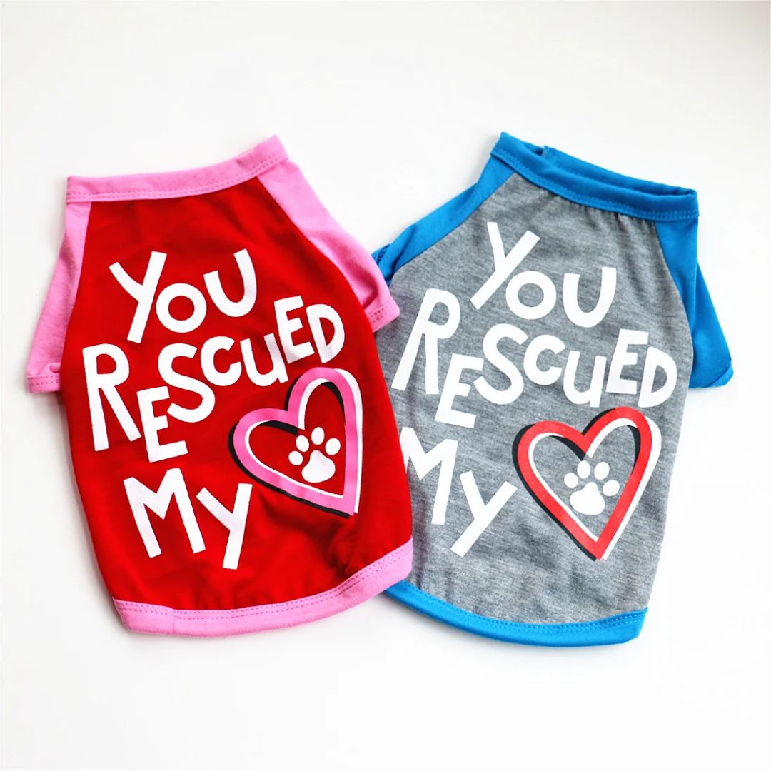 My heart Pet Shirt-Red